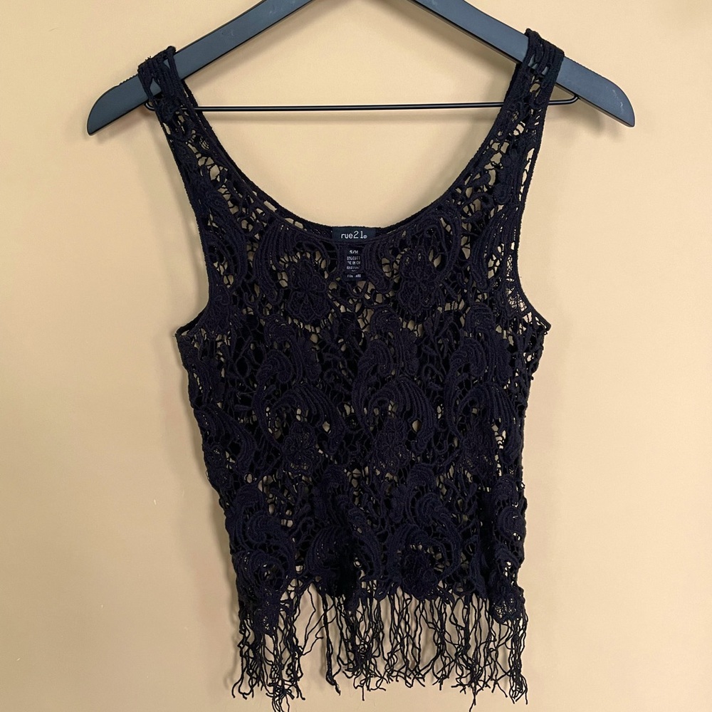 Lace festival top size s/m 🌸